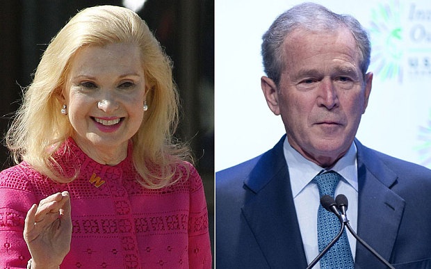 Tricia Nixon và George W Bush.