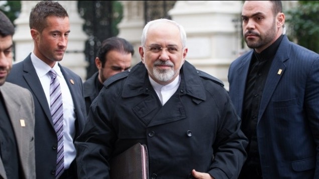 Ngoại trưởng Iran Mohammad Javad Zarif tại Vienna (Ảnh: AFP)