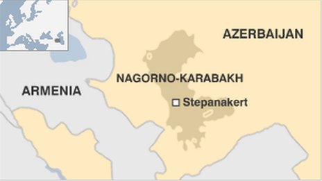 Azerbaijan bắn rơi trực thăng Armenia - 2 Khu vực xung đột Nagorno Karabakh.