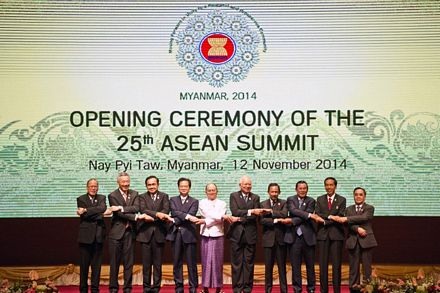 Hội nghị cấp cao ASEAN 25 khai mạc ở thủ đô Nay Pyi Taw ngày 12/11.
