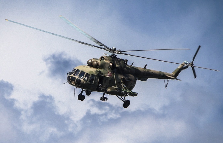 Trực thăng Mi-8 của Nga gặp nạn, 2 người chết - 1 Trực thăng Mi-8 của Nga gặp nạn, 2 người chết