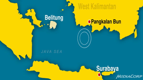 Vòng tròn là vị trí nơi các thi thể được tìm thấy vào hôm nay.