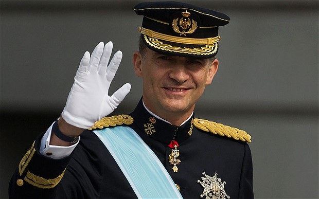 Vua Tây Ban Nha Felipe VI (Ảnh: