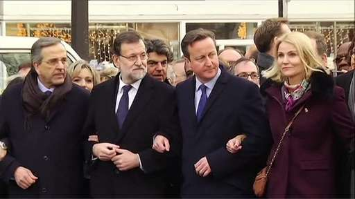 Biển người tuần hành phản đối khủng bố tại Pháp