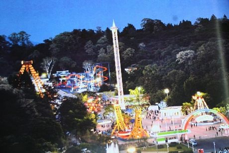 Khu vui chơi bên trong công viên thanh niên Kaeson.