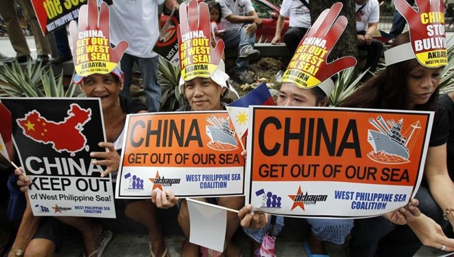 Vì an ninh quốc gia, Philippines tẩy chay chuyên gia Trung Quốc - 1 Yêu sách của Bắc Kinh Biển Đông khiến người Philippines cảnh giác với Trung Quốc. Ảnh: Reuters