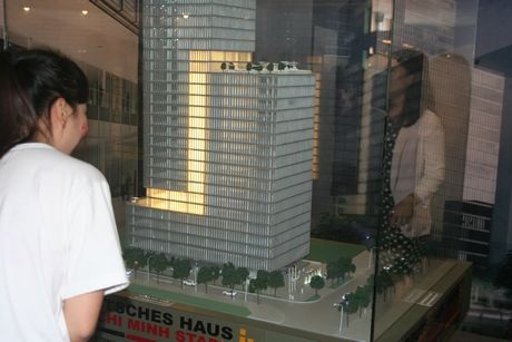 Khu vực trưng bày ngôi nhà Đức.