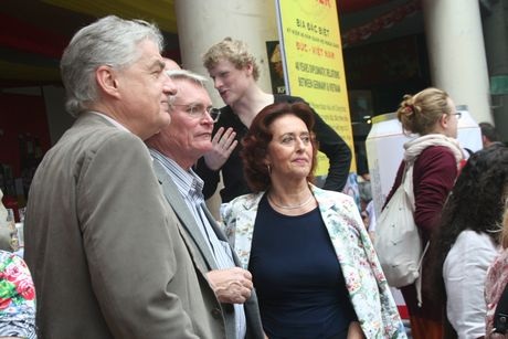 Sự kiện cũng thu hút nhiều vị khách nước ngoài quan tâm tới nước Đức.