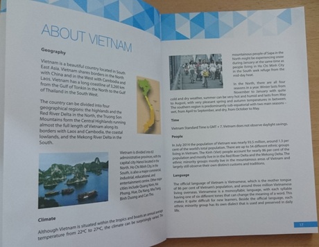 Cuốn sách cung cấp thông tin cơ bản về Việt Nam