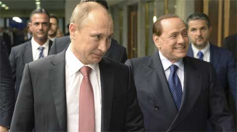 Tổng thống Nga và cựu Thủ tướng Italia