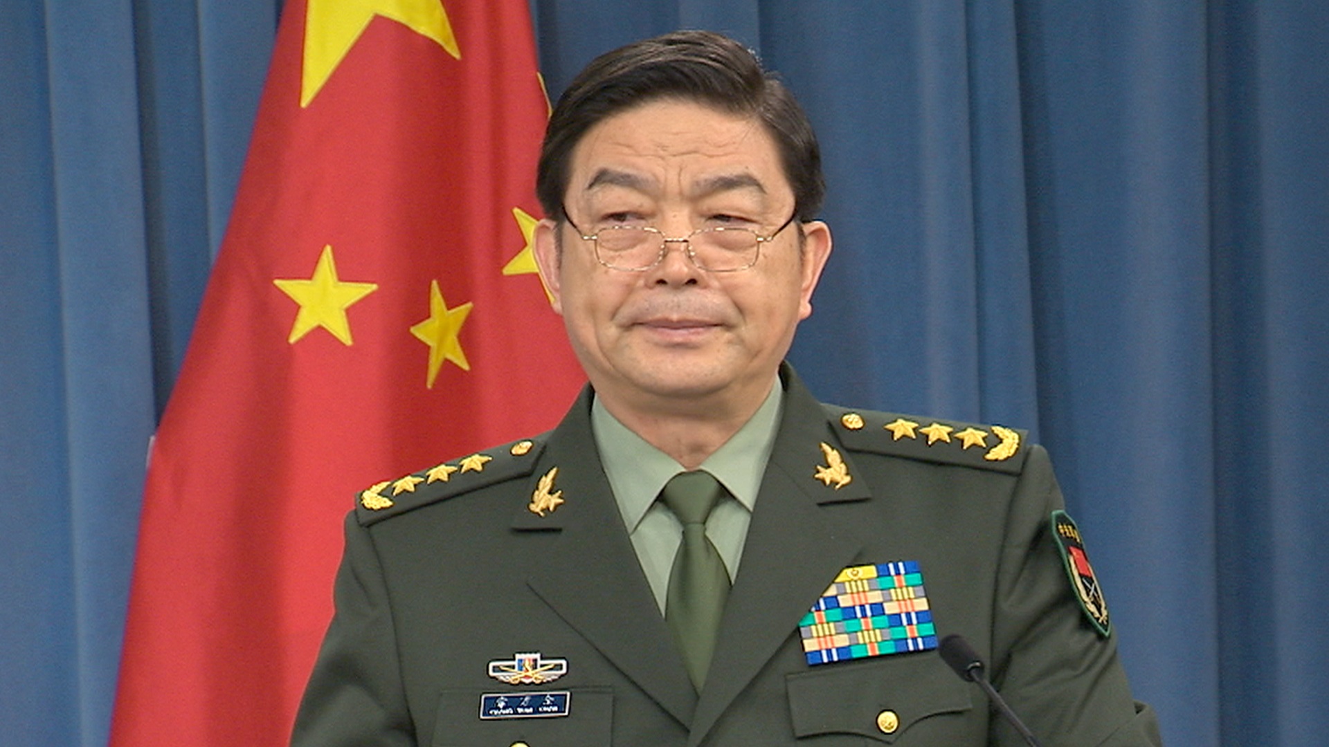 Bộ trưởng Quốc phòng Trung Quốc Thường Vạn Toàn (Ảnh: