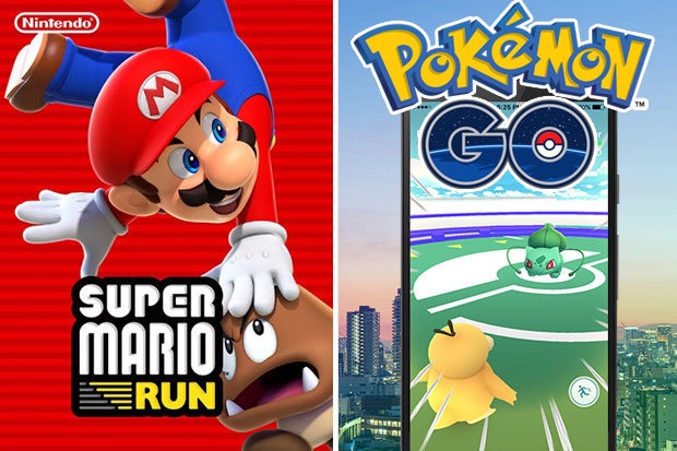 Game "đỉnh" của Nintendo hút 10 triệu lượt tải, kiếm 4 triệu USD trong 5 ngày - 2 Dù có khởi đầu ấn tượng nhưng Super Mario Run khó lòng vượt qua tượng đài Pokemon Go