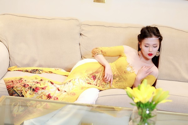 NTK Đỗ Trịnh Hoài Nam tâm huyết dạy may áo dài cho thế hệ kế cận - 7 NTK Đỗ Trịnh Hoài Nam tâm huyết dạy may áo dài cho thế hệ kế cận - 7