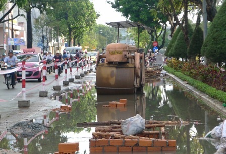 Chính quyền TP Cần Thơ đang nổ lực cải tạo tuyến cống chính trong nội ô TP.