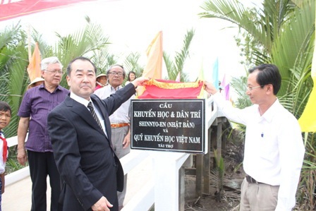 Đây là cây cầu Khuyến học và Dân trí thứ 3 tại ĐBSCL