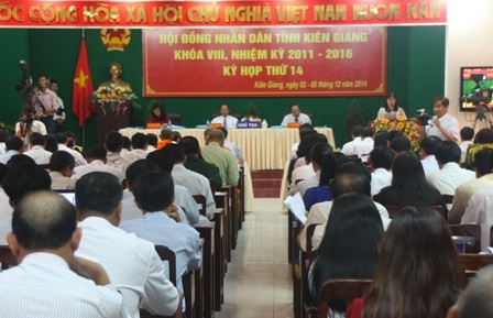 Thẩm phán ngại xét xử vụ án hành chính - 1 Dự kiến kỳ họp HĐND tỉnh Kiên Giang sẽ bế mạc vào ngày 5/12