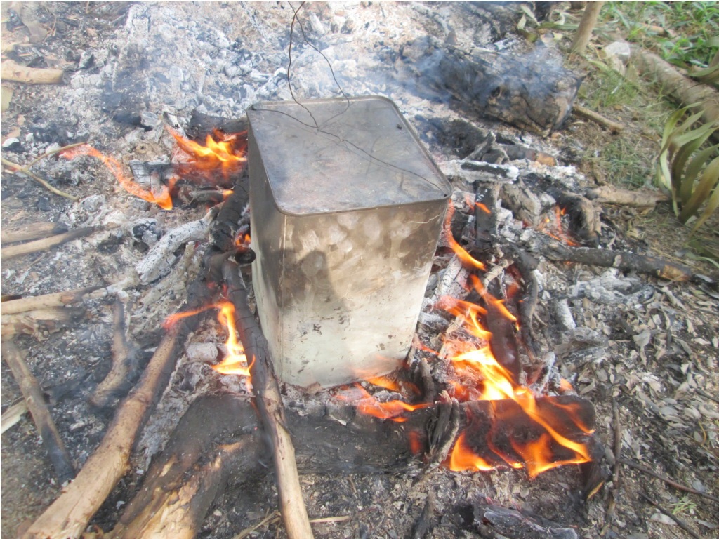 Để lửa vừa phải, chuột sẽ không bị khét