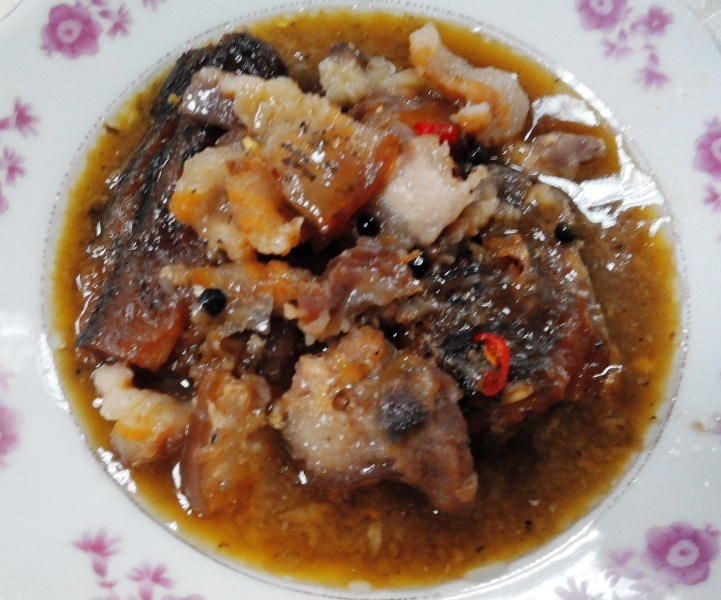 Những món ăn dân dã miền Tây ngày Tết khó cưỡng - 2 Đậm đà món mắm kho với thịt ba rọi