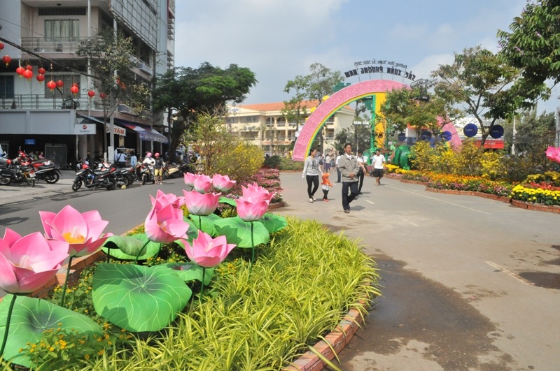 Đường phố, chợ nổi Cái Răng… “vắng như chùa bà đanh” - 4 Đường hoa TP. Cần Thơ cũng lác đác người đến tham quan