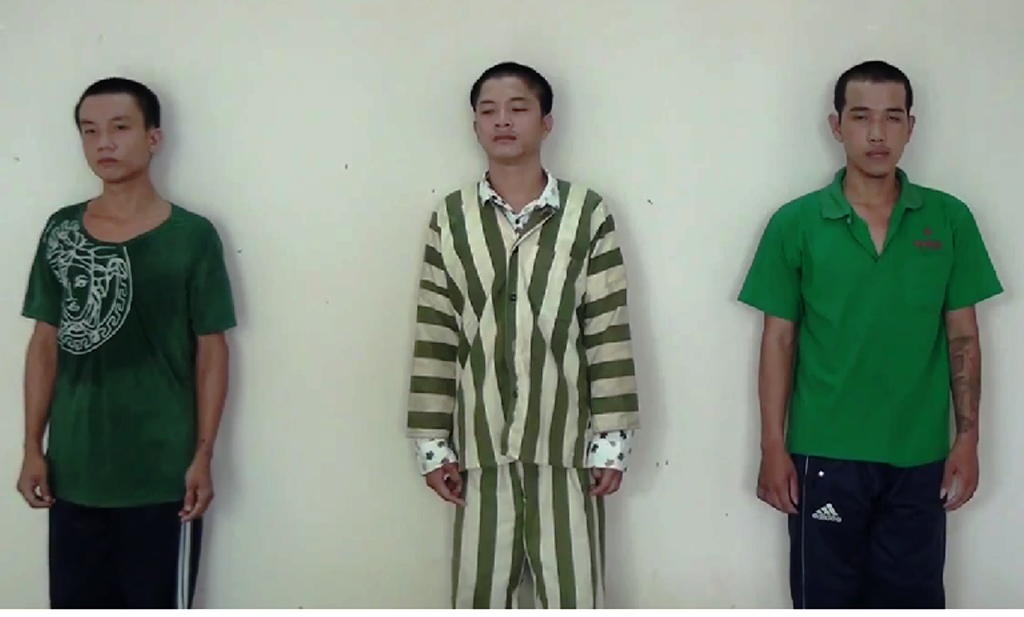 Tổ chức đánh ghen dẫn đến chết người - 1 Các đối tượng tổ chức đánh ghen đến chết người trước cơ quan điều tra