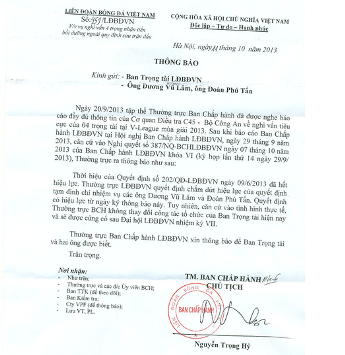 VFF trả lời Ban trọng tài: Chờ đại hội