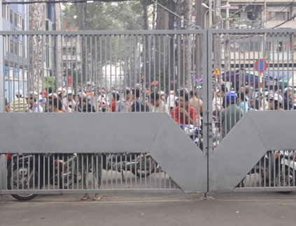 Cảnh xếp hàng kéo dài đến tận chiều 28/12