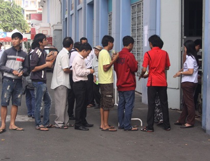 So với những ngày trước, khâu bán vé đã được cải tiến