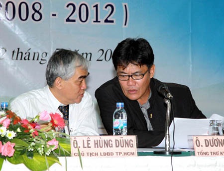 Ông Dương Vũ Lâm (phải) sẽ điều hành phòng các đội tuyển ở nhiệm kỳ 7?