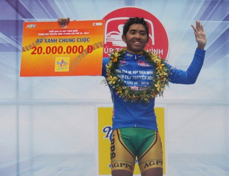 Hồ Huỳnh Vạn An (BVTV An Giang) giành cả áo xanh thắng chặng...