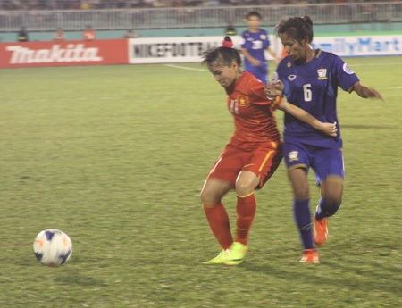 Theo ông Phát, đội tuyển Việt Nam đang thua Thái Lan về kỹ - chiến thuật, ảnh: Trọng Vũ