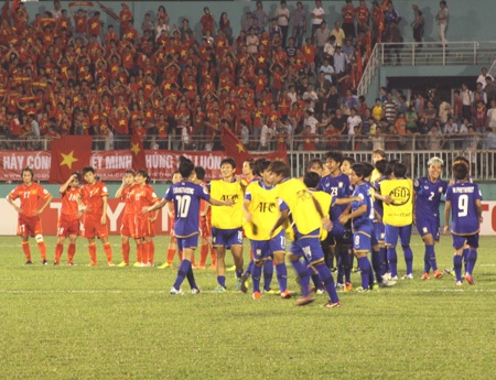 Bóng đá nữ Việt Nam đang tụt hậu so với sự phát triển chung của bóng đá thế giới, ảnh: Trọng Vũ