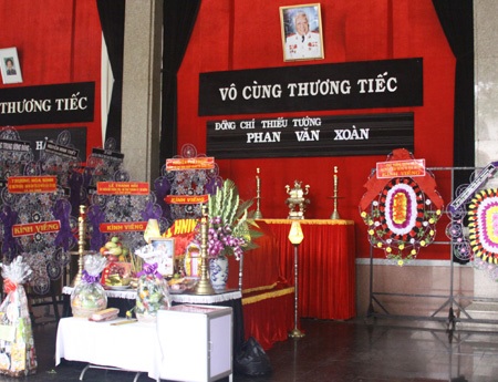Lễ truy điệu đ/c thiếu tướng Phan Văn Xoàn