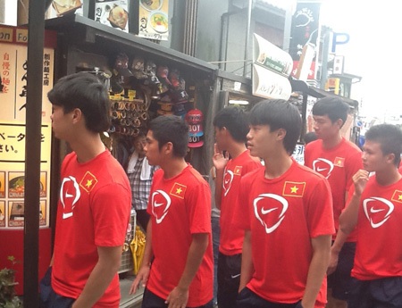 Nhưng các cầu thủ thực sự hài lòng khi đến với cố đô của nước Nhật