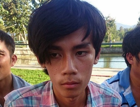 Một trong những kẻ tham gia vụ nổ súng (ảnh: Trúc Hà)