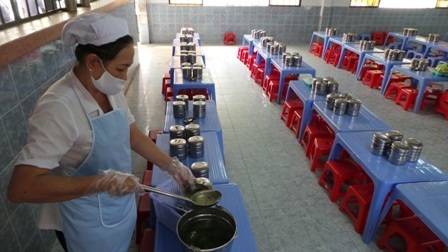 Sở Y tế yêu cầu chấm dứt việc chia thức ăn tại trường để tránh tình trạng nhiễm khuẩn