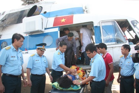 Những chuyến bay cấp cứu đã trở thành nhiệm vụ chiến đấu giữ thời bình