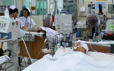 Bệnh nhân Thanh Xuân đang được chăm sóc đặc biệt tại Chợ Rẫy