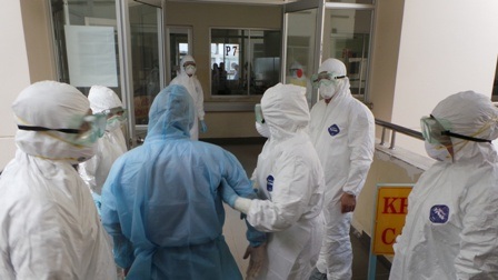 Diễn tập phòng chống bệnh truyền nhiễm nguy hiểm tại bệnh viện Bệnh Nhiệt Đới, TPHCM