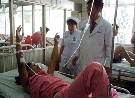 Tài xế xe cứu thương may mắn thoát chết đang điều trị tại bệnh viện Chợ Rẫy 