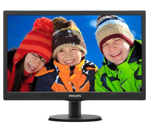 DGW phân phối màn hình Philips từ tháng 8/2017 - 1 203V5LSB2 - màn hình LED 19.5 nhỏ gọn kết hợp với VESA mount