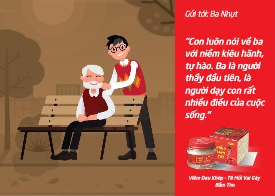 Thiệp được gửi về trên website Hồng Linh Cốt.