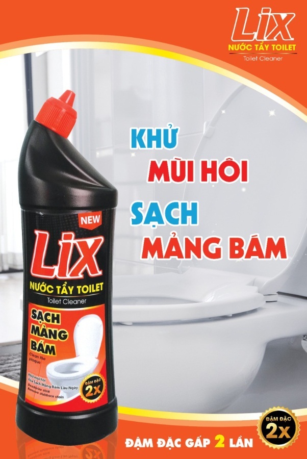 Bột giặt LIX- Sứ mệnh "Chăm sóc gia đình Việt" - 2 (Nước tẩy toilet LIX)
