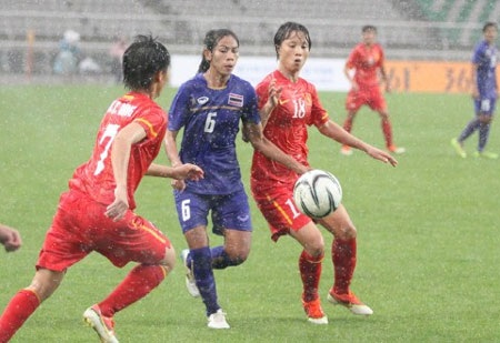 Tuyển bóng đá nữ Việt Nam đang đứng trước ngưỡng cửa có thể làm nên lịch sử (Ảnh: Phù Sa)