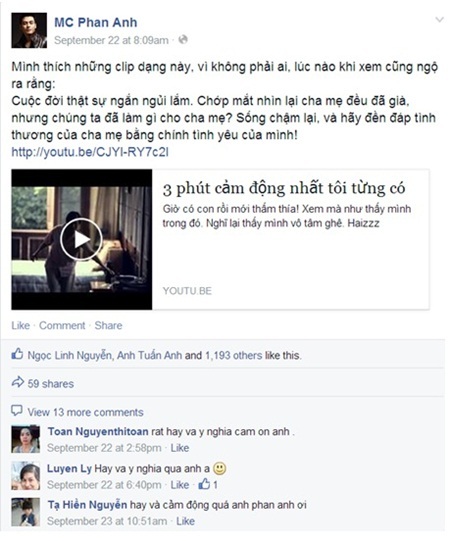 Lý giải cơn sốt clip ngắn “Khi cha mẹ nói dối” - 2 Phan Anh, Phan Đinh Tùng đầy tâm trạng với 3 phút cảm động nhất cuộc đời.