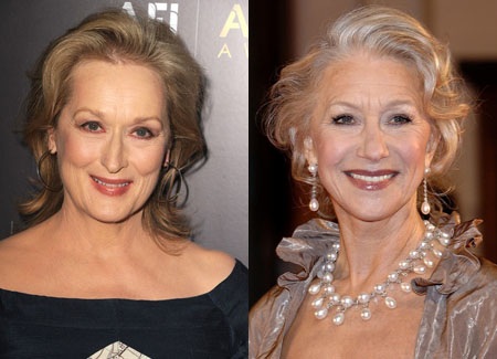 Nhan sắc và áp lực thời gian - 5 Hai nữ diễn viên Meryl Streep và Helen Mirren.