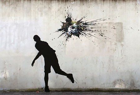 Ngỡ ngàng với những bức tranh đường phố giản đơn và thuần khiết - 12 Vandal-ism (Paris)