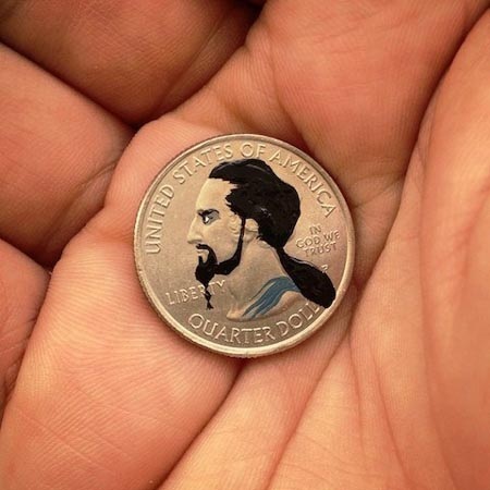 Kinh ngạc với những chân dung sinh động được vẽ trên đồng xu - 7 Nhân vật Khal Drogo trong loạt phim truyền hình Game of Thrones