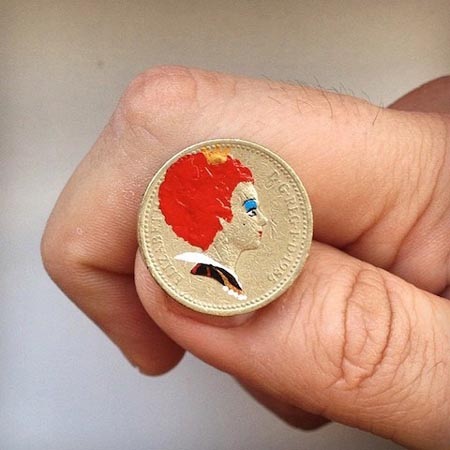 Kinh ngạc với những chân dung sinh động được vẽ trên đồng xu - 8 Nhân vật Queen of Hearts trong hoạt hình Alice in Wonderland