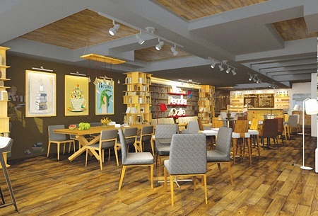 Nhà sách lớn hiện đại nhất Hà Nội ra mắt - 8 Tầng
8: Café sách
