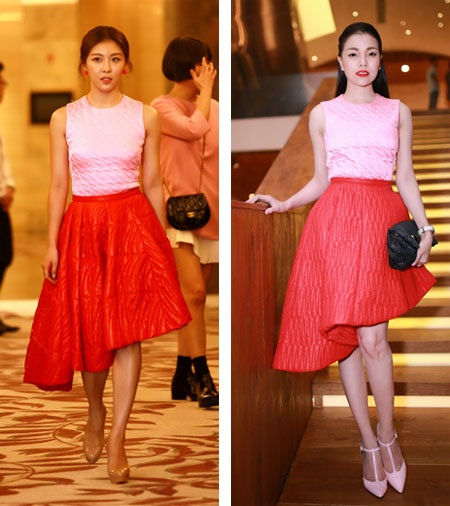 Trà Ngọc Hằng lộng lẫy đầm đen, Ngọc Diễm kiêu sa đầm đỏ - 4 Trà Ngọc Hằng lộng lẫy đầm đen, Ngọc Diễm kiêu sa đầm đỏ